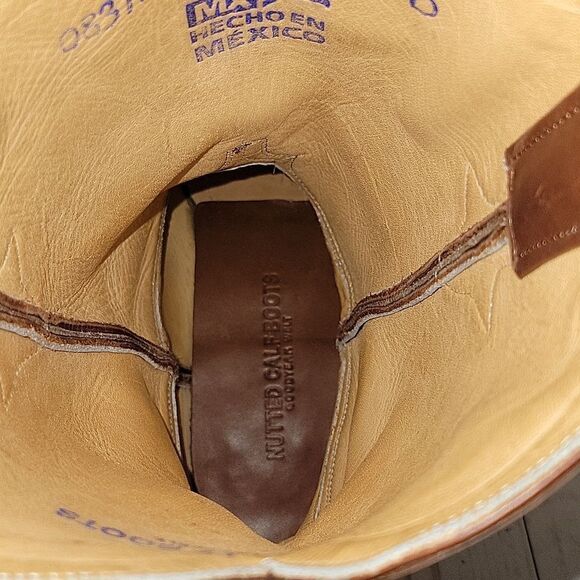 Atomic 79 Nutted Men's 9" Super Roper Calf Boots Waxy Retanned Leather Mens 11 D - Picture 13 of 14